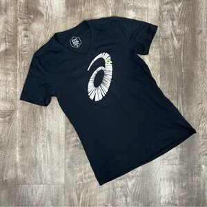 Asics Spooky Collection Black Mummy Logo Short Sleeve Graphic Tee